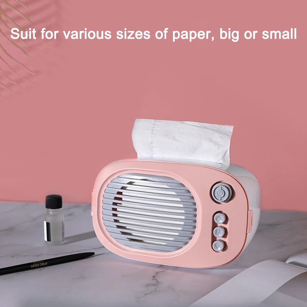 Retro Radio Tissue Storage Box Oval Opening Wipes Holder with Bamboo Charcoal Bag Home Desktop Organizer Exquisite Birthday Gift
Retro Radio Tissue Storage Box Oval Opening Wipes Holder with Bamboo Charcoal Bag Home Desktop Organizer Exquisite Birthday Gift