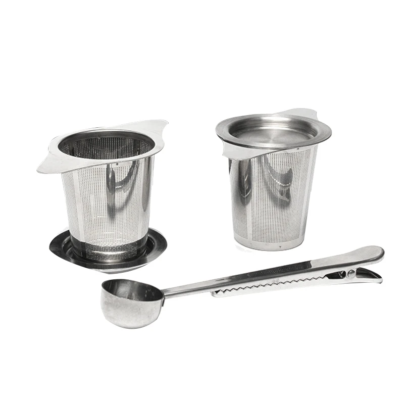 Tea Infuser Mesh Strainer with Double Handles for Hanging on Teapots, Mugs,Cups to Steep Loose Leaf Tea and Coffee
Tea Infuser Mesh Strainer with Double Handles for Hanging on Teapots, Mugs,Cups to Steep Loose Leaf Tea and Coffee