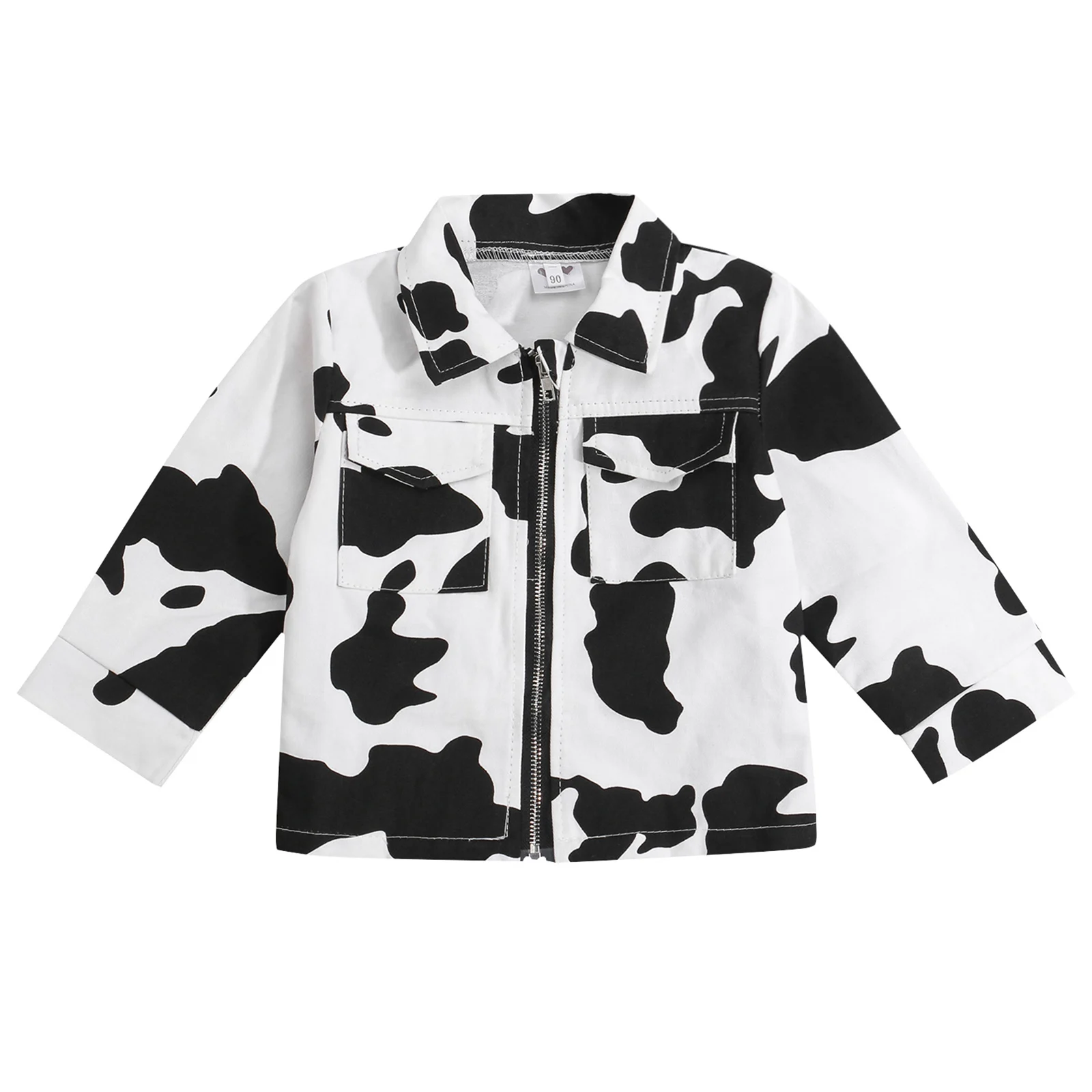 OPPERIAYA Unisex Children Cow Print Autumn Cotton Coat Loose Fit Long Sleeve Lapel Neck Zip-up Tops with Pockets
OPPERIAYA Unisex Children Cow Print Autumn Cotton Coat Loose Fit Long Sleeve Lapel Neck Zip-up Tops with Pockets