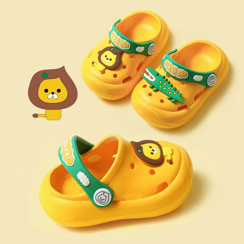 Baby Kids Sandals Slippers For Boys Girls Indoor EVA Soft Sole Cartoon Animals Children Toddler Hole Beach Garden Summer Shoes
Baby Kids Sandals Slippers For Boys Girls Indoor EVA Soft Sole Cartoon Animals Children Toddler Hole Beach Garden Summer Shoes