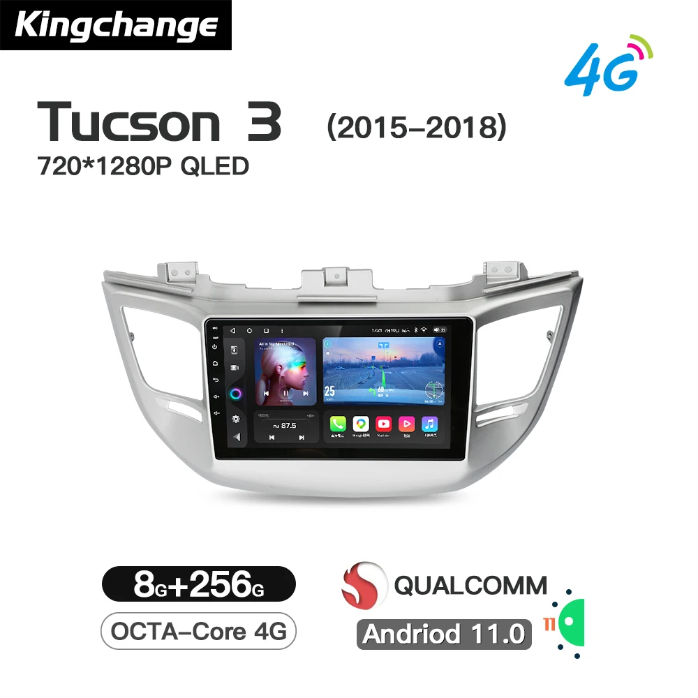 Kingchange 8-ядерный Android 11 автомобильный радиоприемник GPS-навигация для Hyundai TUCSON 3 2015-2018 стерео Мультимедиа Carplay DSP 2Din 
Kingchange 8-ядерный Android 11 автомобильный радиоприемник GPS-навигация для Hyundai TUCSON 3 2015-2018 стерео Мультимедиа Carplay DSP 2Din