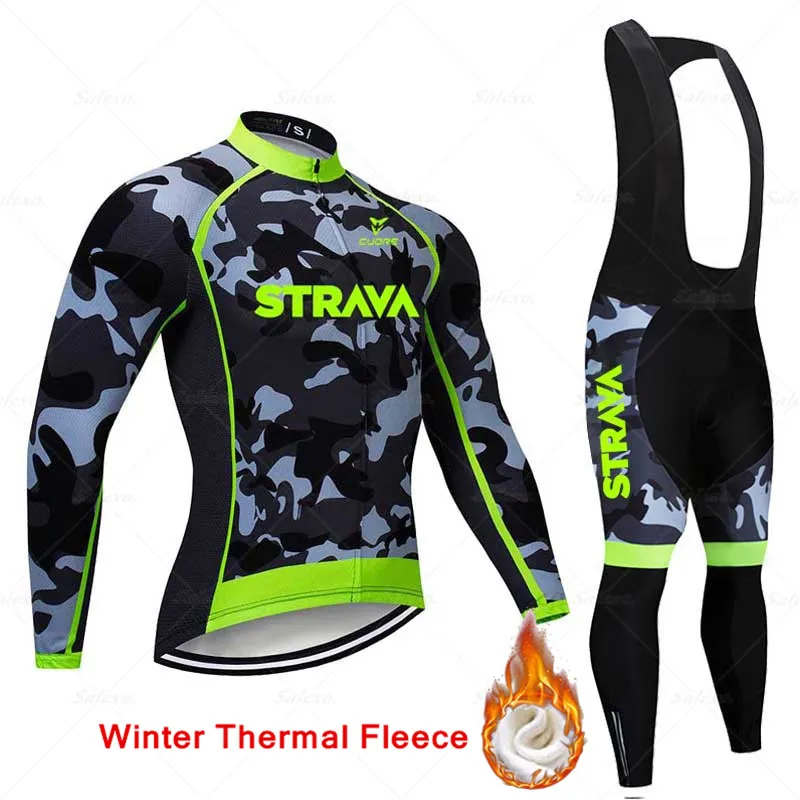 Fluorescent Yellow 2022 STRAVA TEAM Winter Thermal Fleece Cycling JERSEY Bike Pants Set Mens Ropa Ciclismo 19D Bicycling Maillot
Fluorescent Yellow 2022 STRAVA TEAM Winter Thermal Fleece Cycling JERSEY Bike Pants Set Mens Ropa Ciclismo 19D Bicycling Maillot