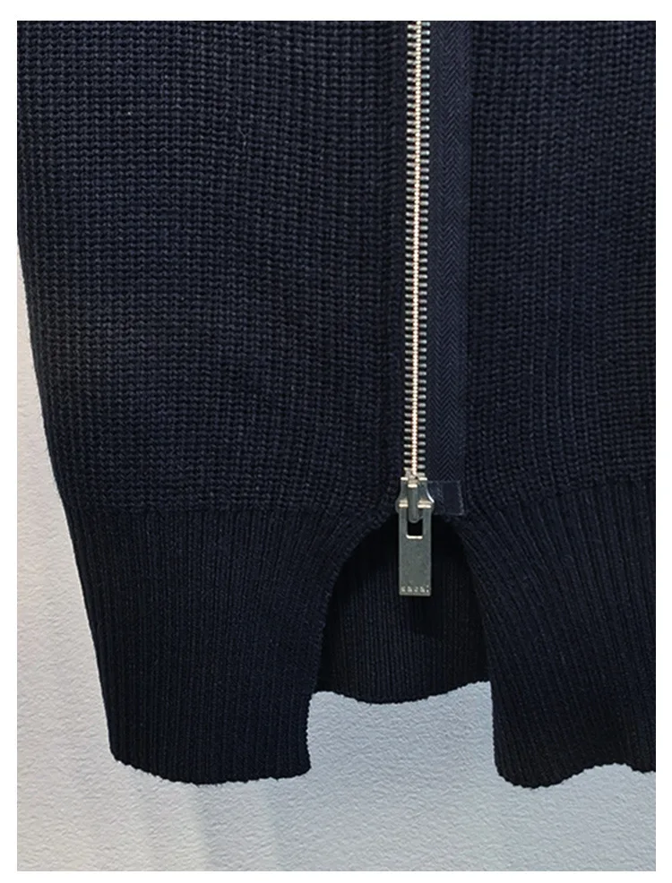 2020 Autumn and Winter Women's New Zipper Stitching Wool Knitted Denim Skirt Skirt
2020 Autumn and Winter Women's New Zipper Stitching Wool Knitted Denim Skirt Skirt