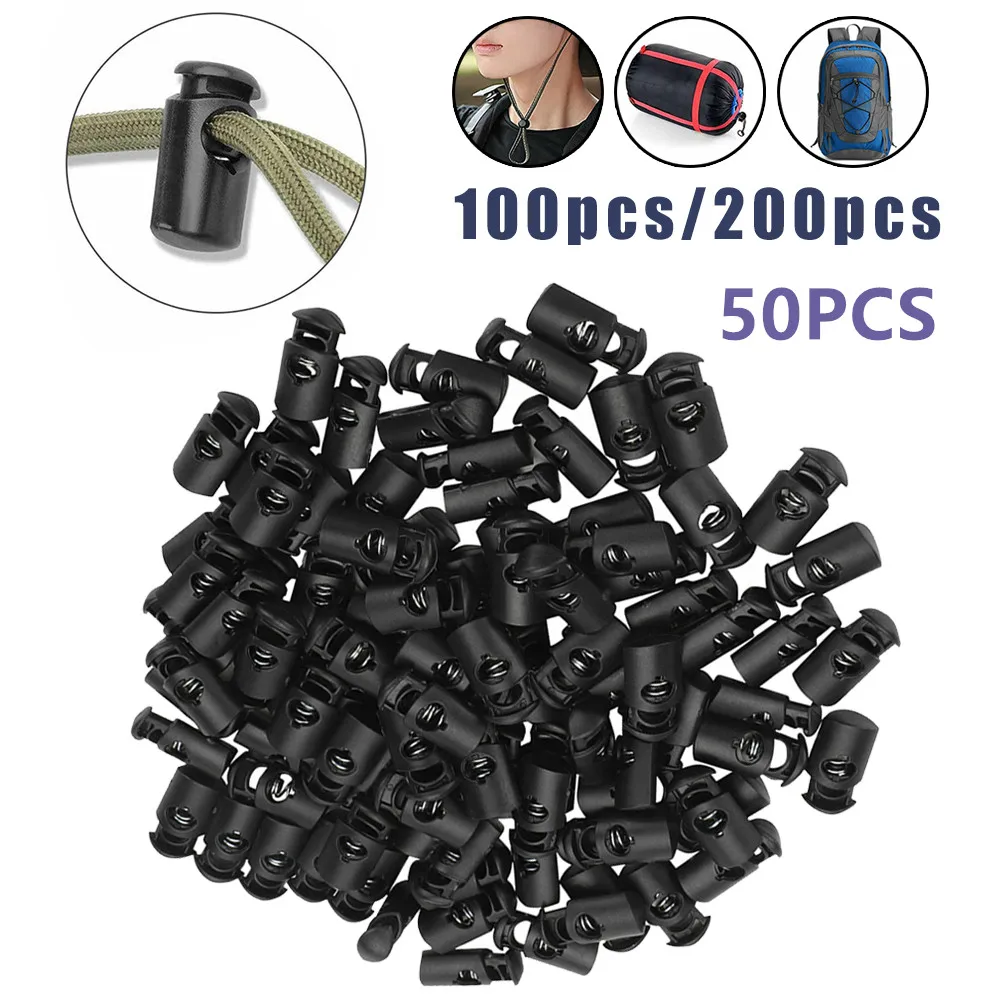 50pcs/100pcs/200pcs Buckles Spring Loaded Round Toggle Stop Cord Locks End Plastic Single Hole Stopper
50pcs/100pcs/200pcs Buckles Spring Loaded Round Toggle Stop Cord Locks End Plastic Single Hole Stopper