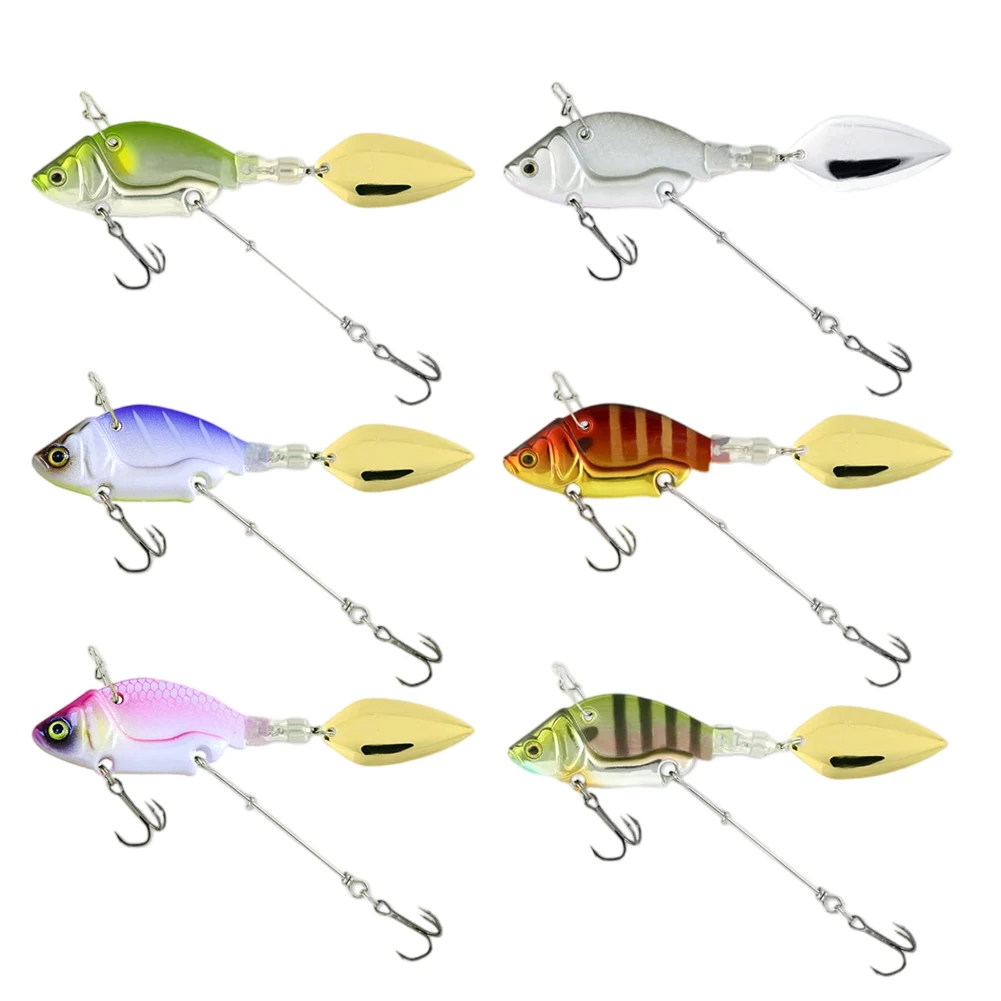 New 44mm/136g Fishing Lure Sinking Vibration Rotating Metal Sequin VIB Metal Artificial Mini Wobblers Crankbait Sea Fishing Lure
New 44mm/136g Fishing Lure Sinking Vibration Rotating Metal Sequin VIB Metal Artificial Mini Wobblers Crankbait Sea Fishing Lure