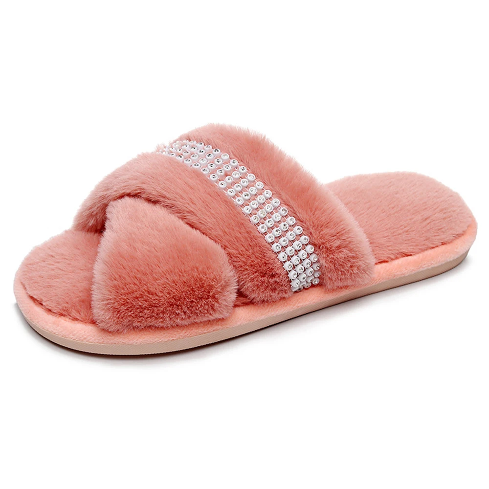 Winter Luxury Rhinestone Women Warm Fur Slippers Cozy Fluffy Furry Slides Crystal Flat Indoor Slides Home Shoes Ladies yh7
Winter Luxury Rhinestone Women Warm Fur Slippers Cozy Fluffy Furry Slides Crystal Flat Indoor Slides Home Shoes Ladies yh7