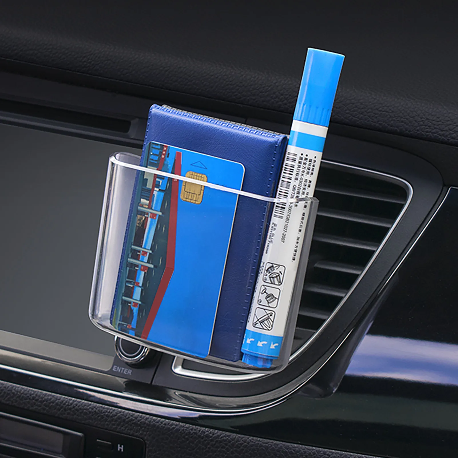 Car Air Vent Storage Bag Multifunctional Car Storage Box Transparent Plastic Dashboard Organizer For Phone Key Tissue Glasses
Car Air Vent Storage Bag Multifunctional Car Storage Box Transparent Plastic Dashboard Organizer For Phone Key Tissue Glasses