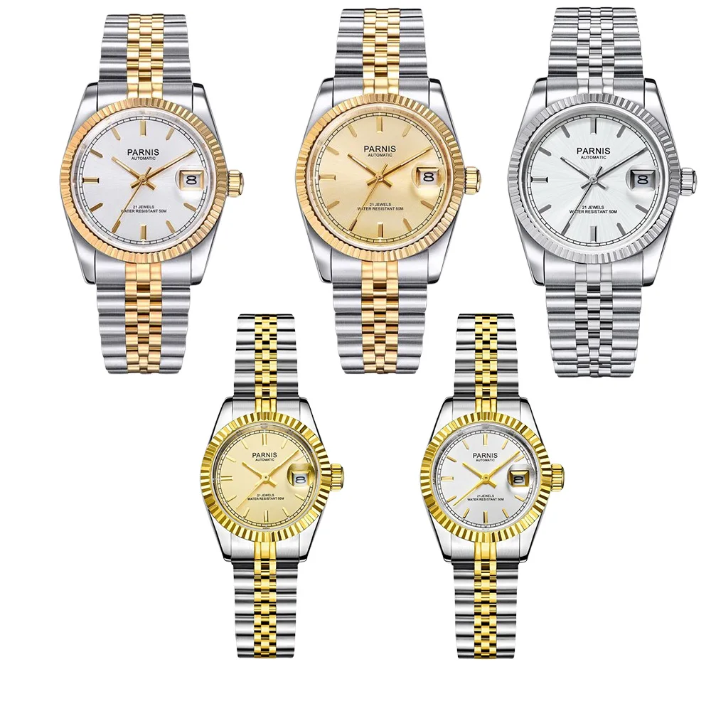Parnis 36MM Men watch Top Luxury Brand Automatic Women Elegant Diamond Stainless Bracelet Mechanical Watches
Parnis 36MM Men watch Top Luxury Brand Automatic Women Elegant Diamond Stainless Bracelet Mechanical Watches