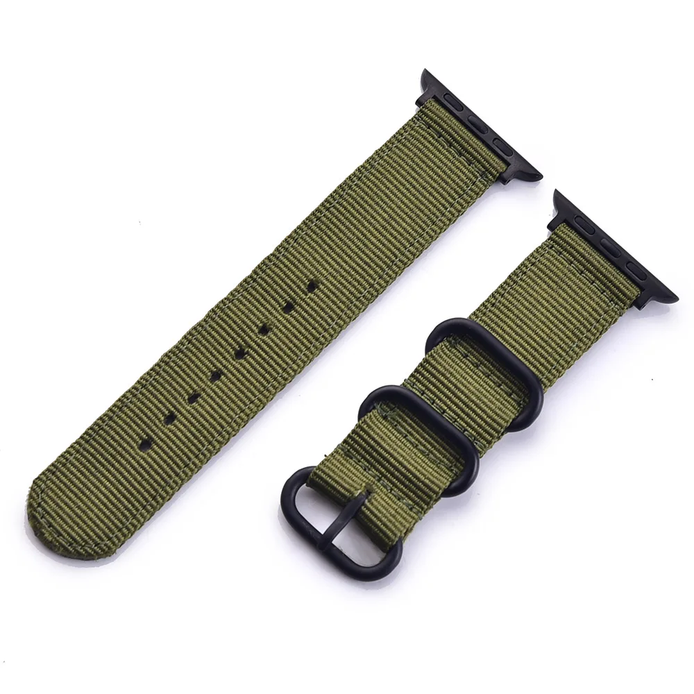 Hot Sell Nylon Watchband for Apple Watch Band Series 5/4/3/2/1 Sport Leather Bracelet 42mm 44mm 38mm 40mm Strap For iwatch Band
Hot Sell Nylon Watchband for Apple Watch Band Series 5/4/3/2/1 Sport Leather Bracelet 42mm 44mm 38mm 40mm Strap For iwatch Band