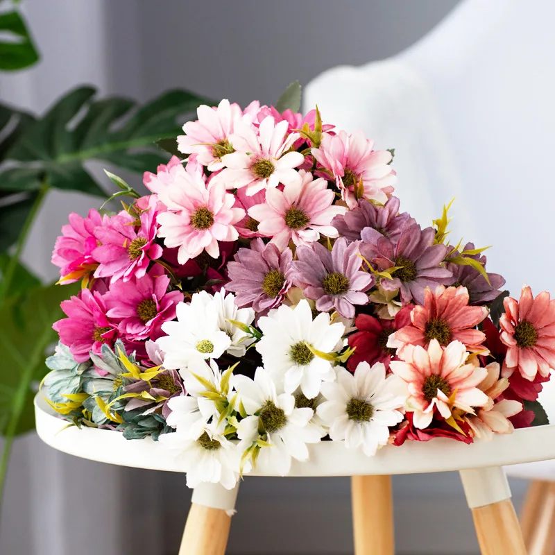 10 Heads Multicolor Rose Flower Vase for Home Decoration Accessories Fake Daisy Plastic Flowers Wedding Decoration Fake Flowers
10 Heads Multicolor Rose Flower Vase for Home Decoration Accessories Fake Daisy Plastic Flowers Wedding Decoration Fake Flowers