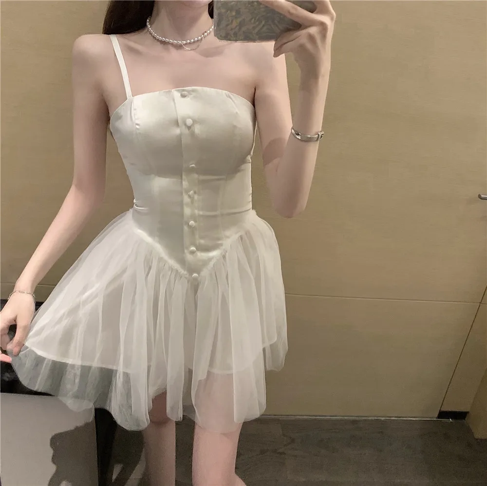 Sexy white solid color Sling Dress Women Backless square collar Neck A-line Summer Beach Dress Female Holiday Short Robe
Sexy white solid color Sling Dress Women Backless square collar Neck A-line Summer Beach Dress Female Holiday Short Robe