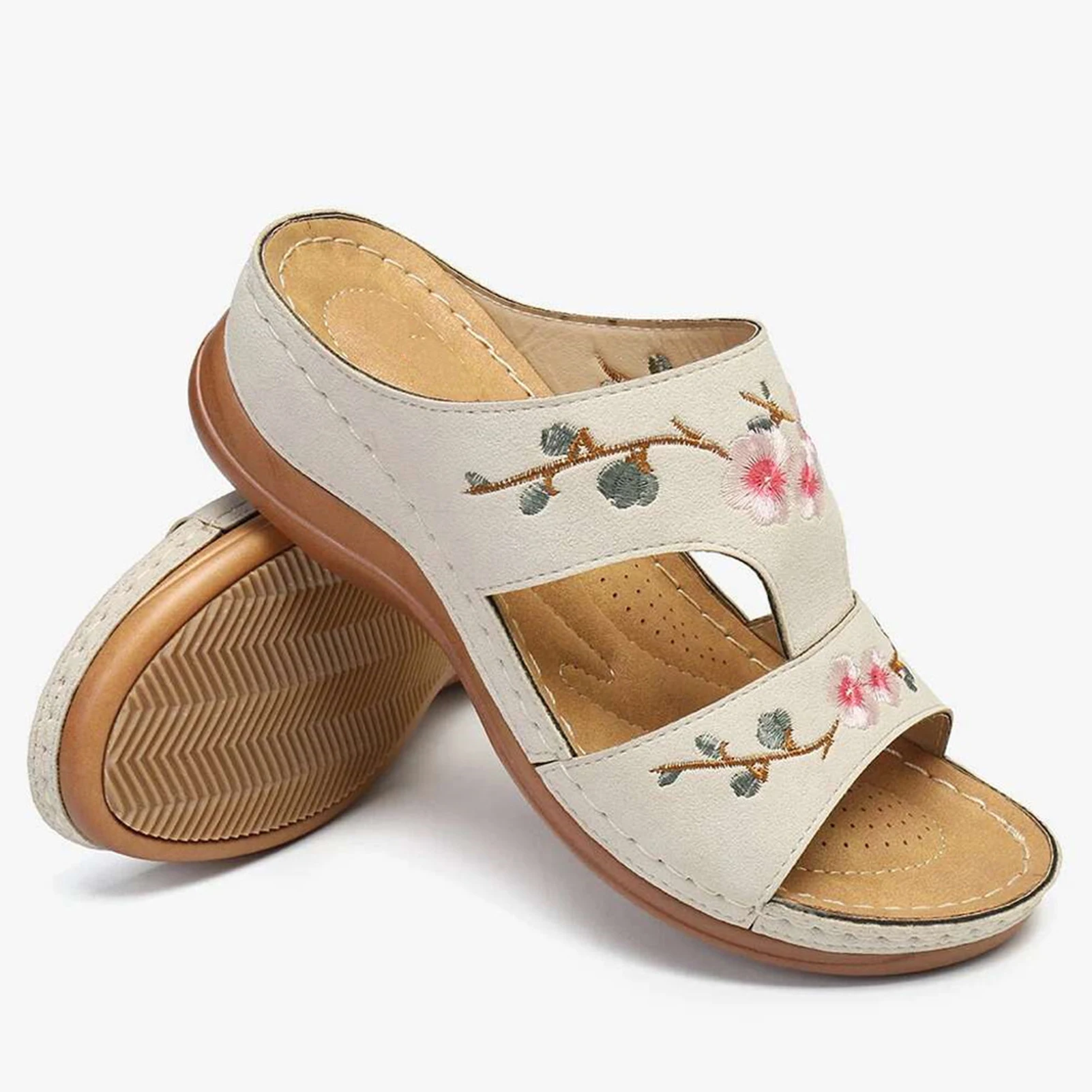 Embroidery Orthopedic Flip Flop Sandals Open Toe Summer Outdoor Slippers Wedges Slippers For Women Chaussure Femme Sandalias
Embroidery Orthopedic Flip Flop Sandals Open Toe Summer Outdoor Slippers Wedges Slippers For Women Chaussure Femme Sandalias