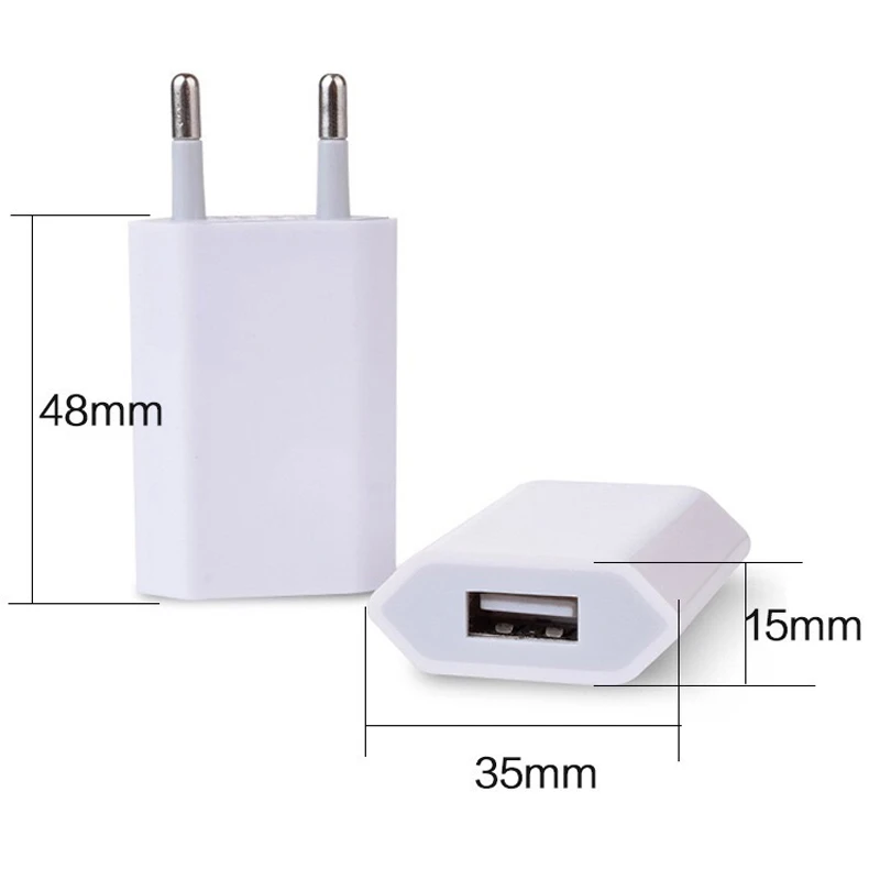 EU US Plug USB AC зарядное устройство адаптер питания для iPhone 11X8 7 6 Samsung HUAWEI XIAOMI Мобильный