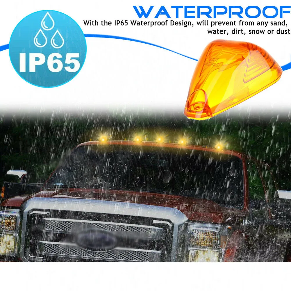 5pcs ABS Amber Light Cover Cab Roof Marker Light Assembly Lampshade For Ford F-250/F-350 1999-2016 Auto Accesssories
5pcs ABS Amber Light Cover Cab Roof Marker Light Assembly Lampshade For Ford F-250/F-350 1999-2016 Auto Accesssories