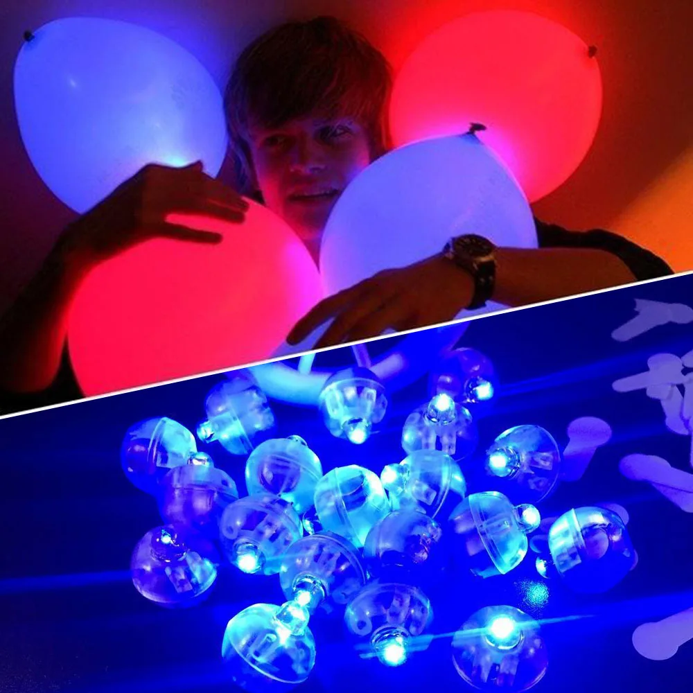 Круглые шариковые светодиодные RGB-лампы 10/50 шт. Шариковые огни для украшения