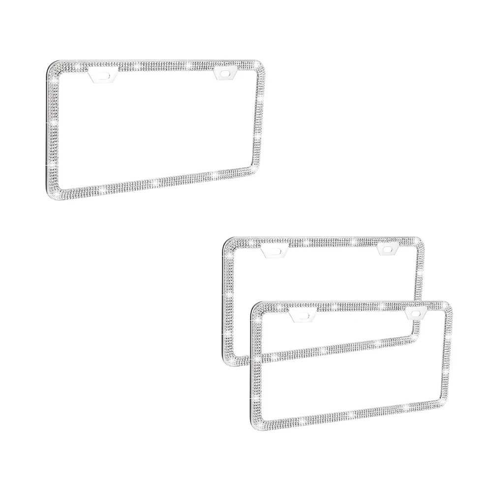 TiOODRE Белый Высококачественный номерной знак из нержавеющей стали, украшение ручной работы, кристальная рамка, Кристальный номерной знак, ши...
TiOODRE Белый Высококачественный номерной знак из нержавеющей стали, украшение ручной работы, кристальная рамка, Кристальный номерной знак, ши...