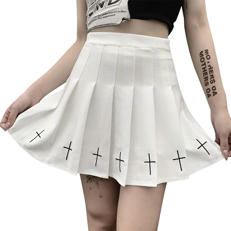 New punk a-word tactical half length pleated mini skirt in spring and summer of 2021 harajuku skirts womens streetwear
New punk a-word tactical half length pleated mini skirt in spring and summer of 2021 harajuku skirts womens streetwear