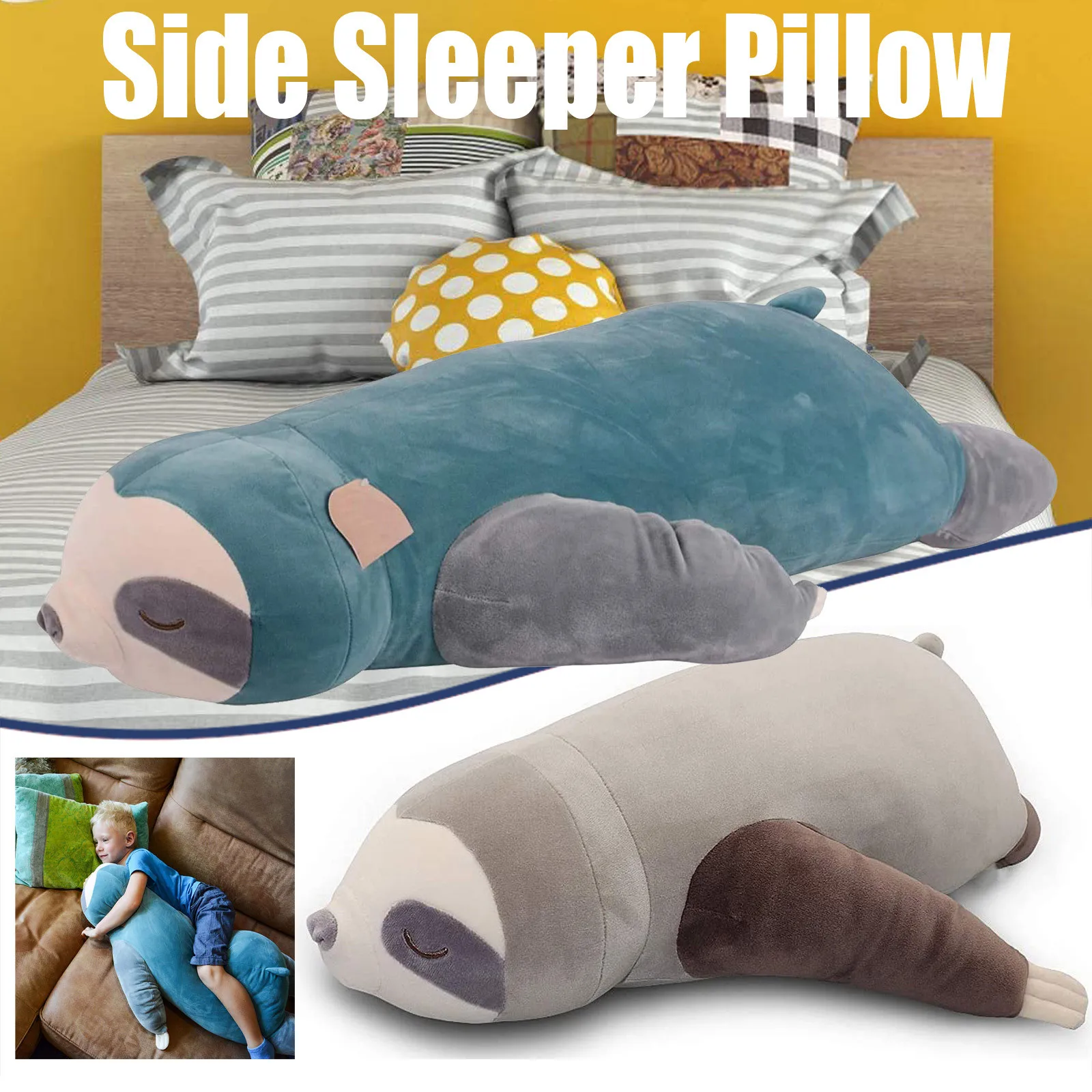 Toy Sloth Side Sleper Pillow Nurse Pillow Positioning Pillow Plush Sloth Almohadas Para Dormir Oreillers Poduszki Cuscino
Toy Sloth Side Sleper Pillow Nurse Pillow Positioning Pillow Plush Sloth Almohadas Para Dormir Oreillers Poduszki Cuscino