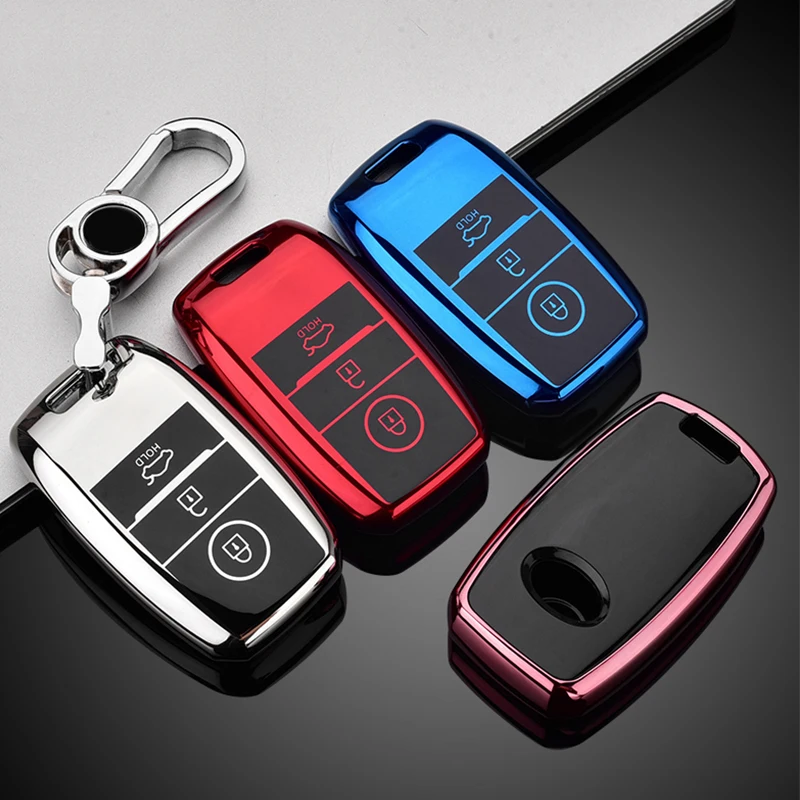 New Soft TPU Car Key Cover Case For Kia Ceed Rio Sportage R K2 KX3 KX5 K3S K4 K5 Soul Sorento Cerato Optima Carens Accessories
New Soft TPU Car Key Cover Case For Kia Ceed Rio Sportage R K2 KX3 KX5 K3S K4 K5 Soul Sorento Cerato Optima Carens Accessories