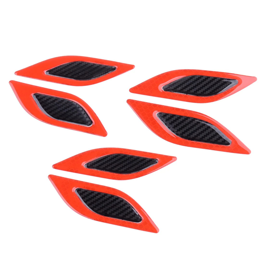 6 шт./компл. красного цвета с текстурой из углеродного волокна наклейки для автомобиля светоотражающая лента безопасности Бампер Предупреж... 
6 шт./компл. красного цвета с текстурой из углеродного волокна наклейки для автомобиля светоотражающая лента безопасности Бампер Предупреж...