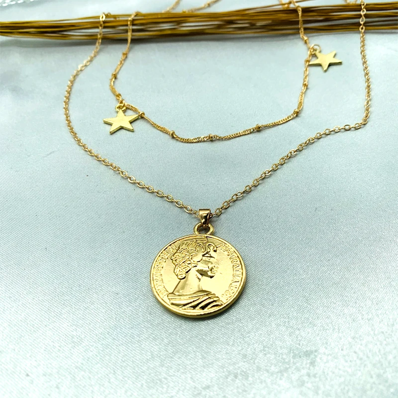 Popular Gold Butterfly Cross Coin Old Man Head Pendant Necklace for Women Pearl Necklace Fashion Jewelry Gift Collier Cheap
Popular Gold Butterfly Cross Coin Old Man Head Pendant Necklace for Women Pearl Necklace Fashion Jewelry Gift Collier Cheap