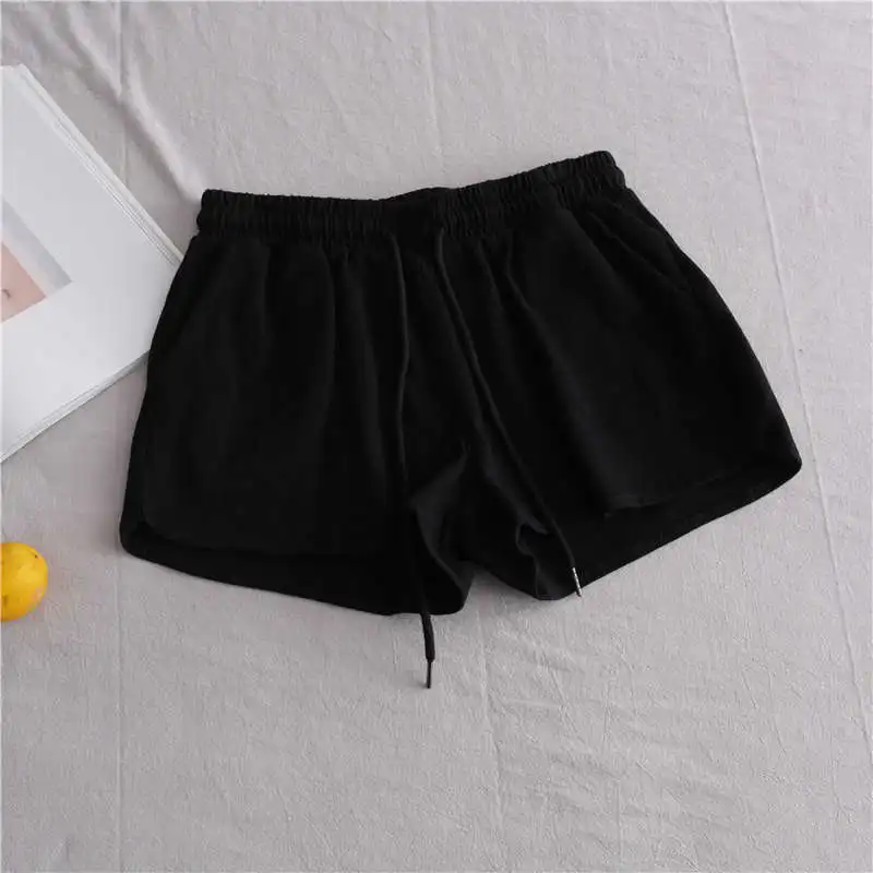 Mini Sexy Casual Shorts Women Drawstring High Waist Hotpants Plus Size Loose Cotton Summer Shorts White Black Sweatpants C7352
Mini Sexy Casual Shorts Women Drawstring High Waist Hotpants Plus Size Loose Cotton Summer Shorts White Black Sweatpants C7352