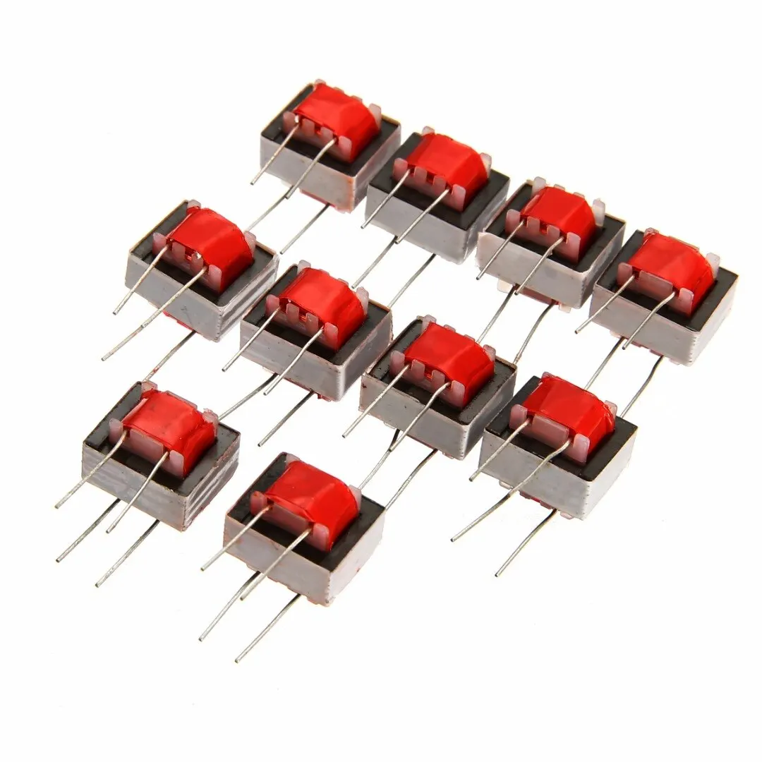 10pcs/lot High Performance Red Nickel Alloy Audio Isolation Transformer EI14 600:600 Ohm Europe 1:1 Stable Audio Transformers
10pcs/lot High Performance Red Nickel Alloy Audio Isolation Transformer EI14 600:600 Ohm Europe 1:1 Stable Audio Transformers