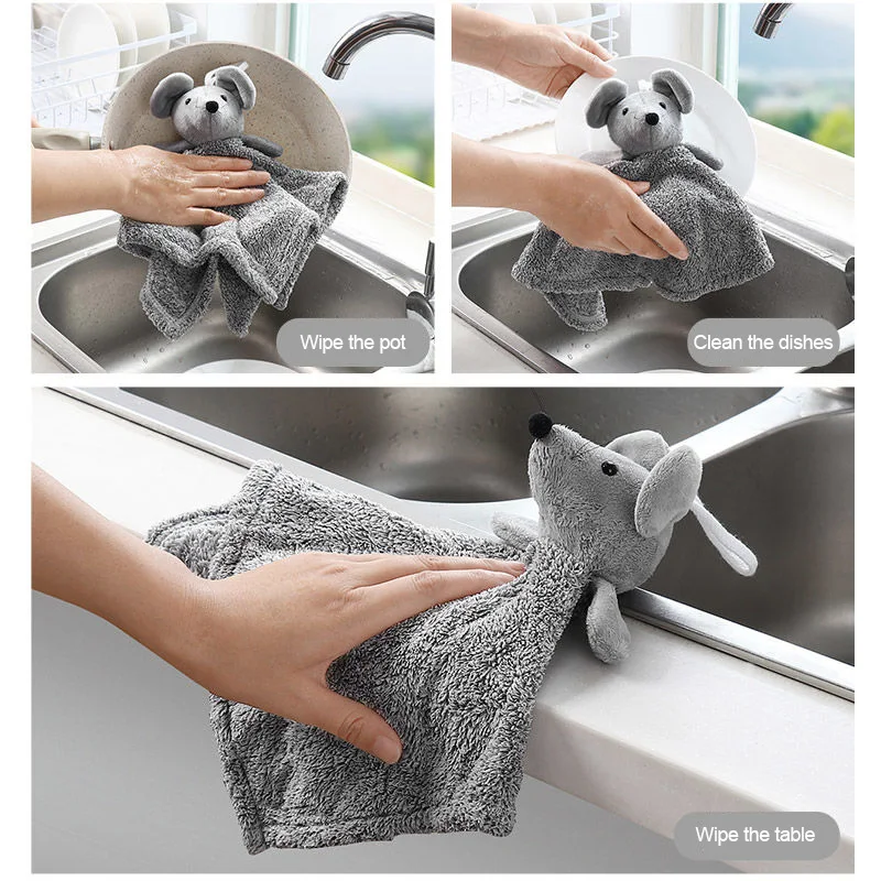 Cute Cartoon Animal Hanging Hand Towel 's Hand Towel Household Kitchen Bathroom Absorbent Thickened Children 1pcs Travel SHARK 
Cute Cartoon Animal Hanging Hand Towel 's Hand Towel Household Kitchen Bathroom Absorbent Thickened Children 1pcs Travel SHARK