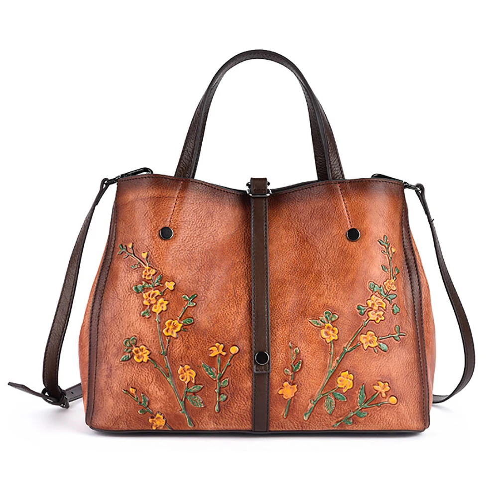 Luxury Women's Handbags For Female Chinese Style 100% Real Leather Tote Bags Vintage Ladies Large Capacity Shoulder Bag Travel
Luxury Women's Handbags For Female Chinese Style 100% Real Leather Tote Bags Vintage Ladies Large Capacity Shoulder Bag Travel