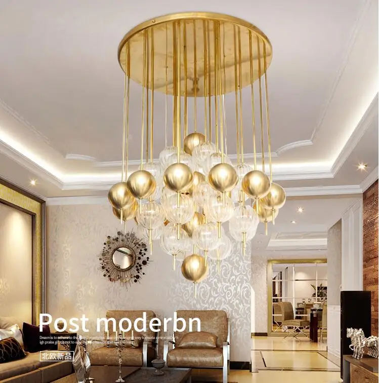 New modern minimalist creative personality fashion luxury glass ball designer sales model room chandelier led
New modern minimalist creative personality fashion luxury glass ball designer sales model room chandelier led