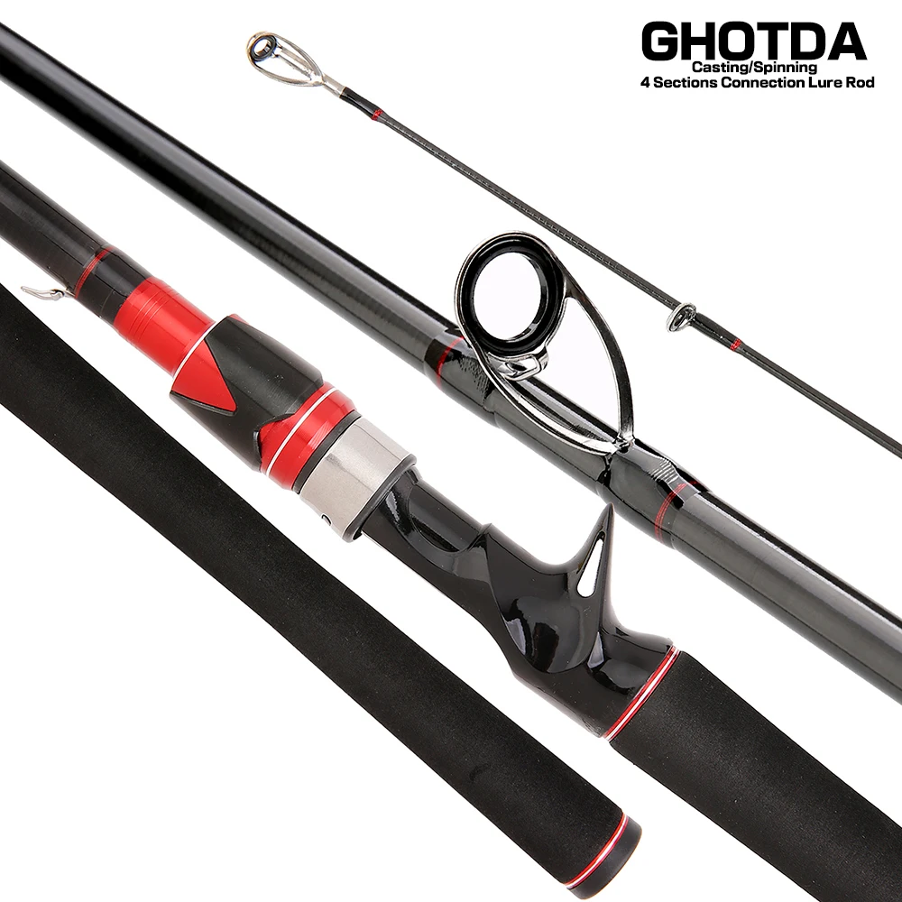 Карбоновая удочка GHOTDA 2,1 м, 2,4 м, 2,7 м, 3,0 м, 4 секции, удочка для заброса приманки, спиннинг, удочка для путешествий, удочка для рыбалки
Карбоновая удочка GHOTDA 2,1 м, 2,4 м, 2,7 м, 3,0 м, 4 секции, удочка для заброса приманки, спиннинг, удочка для путешествий, удочка для рыбалки