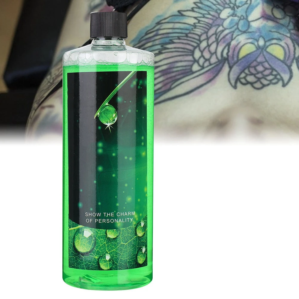 500ml Safe Microblading Green Soap Tattoo Cleansing Liquid Soothing Solution Skin Wound Clean Tattoo Relieve Equipment Accessory
500ml Safe Microblading Green Soap Tattoo Cleansing Liquid Soothing Solution Skin Wound Clean Tattoo Relieve Equipment Accessory