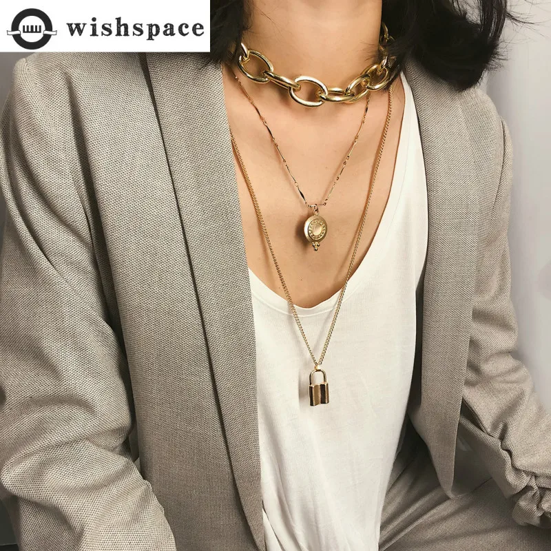 America and Europe pop punk style necklace of heavy metals unisex six wholesale sweater necklace
America and Europe pop punk style necklace of heavy metals unisex six wholesale sweater necklace