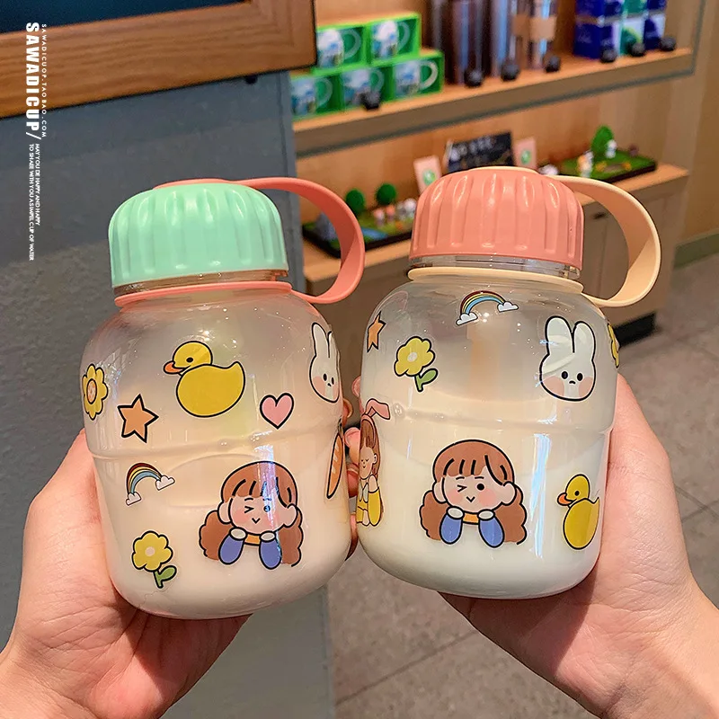Water bottle cute children simple girl heart pattern plastic straw drinking cup large capacity mini home outdoor portable cup
Water bottle cute children simple girl heart pattern plastic straw drinking cup large capacity mini home outdoor portable cup