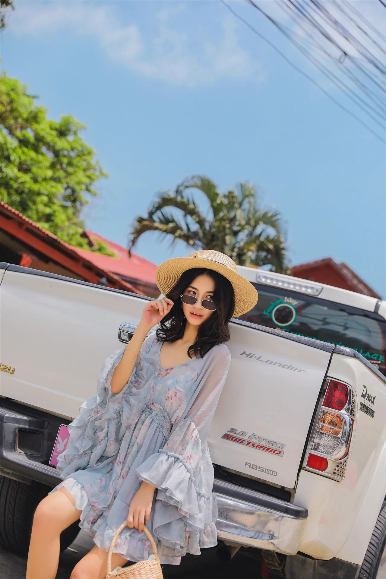 Loose Dress Summer Butterfly Sleev Beach Chiffon Ruffles Print Flowers Chiffon Thin Seaside Holiday Vest + Dress Set Women Dress
Loose Dress Summer Butterfly Sleev Beach Chiffon Ruffles Print Flowers Chiffon Thin Seaside Holiday Vest + Dress Set Women Dress