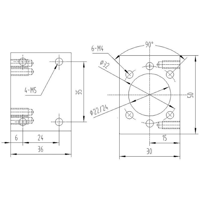 CNC Parts 22mm Ballscrew Nut Housing Seat Mount Bracket Fit for Sfu1204 Ball Screws Aluminum Alloy Ball Screw Bolt Set
CNC Parts 22mm Ballscrew Nut Housing Seat Mount Bracket Fit for Sfu1204 Ball Screws Aluminum Alloy Ball Screw Bolt Set