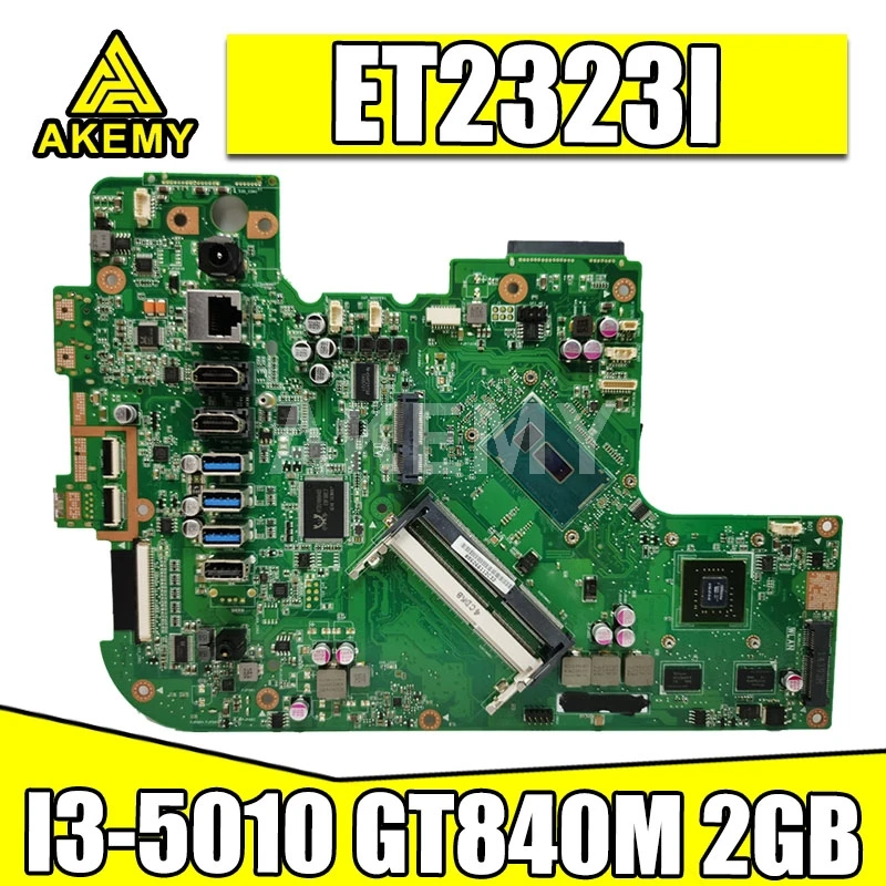 New Akemy ET2323I REV 1.3 Mainboard For ASUS ET2323I ET2323 All-in-one Motherboard 100% Test OK W/ I3-5010 USB 3.0 GT840M 2GB
New Akemy ET2323I REV 1.3 Mainboard For ASUS ET2323I ET2323 All-in-one Motherboard 100% Test OK W/ I3-5010 USB 3.0 GT840M 2GB
