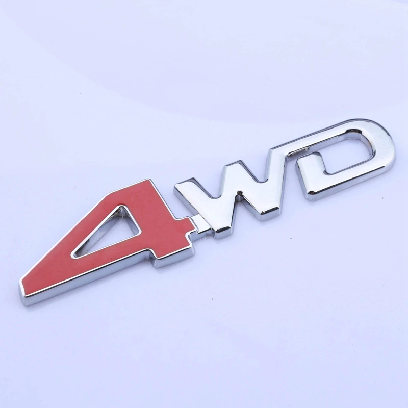12.6*3.2cm Car Tail Rear Side Metal 4WD Sticker 3D Chrome Badge Car Emblem Badge Decal Auto Decor Styling 4WD Red For SUV Trunk
12.6*3.2cm Car Tail Rear Side Metal 4WD Sticker 3D Chrome Badge Car Emblem Badge Decal Auto Decor Styling 4WD Red For SUV Trunk