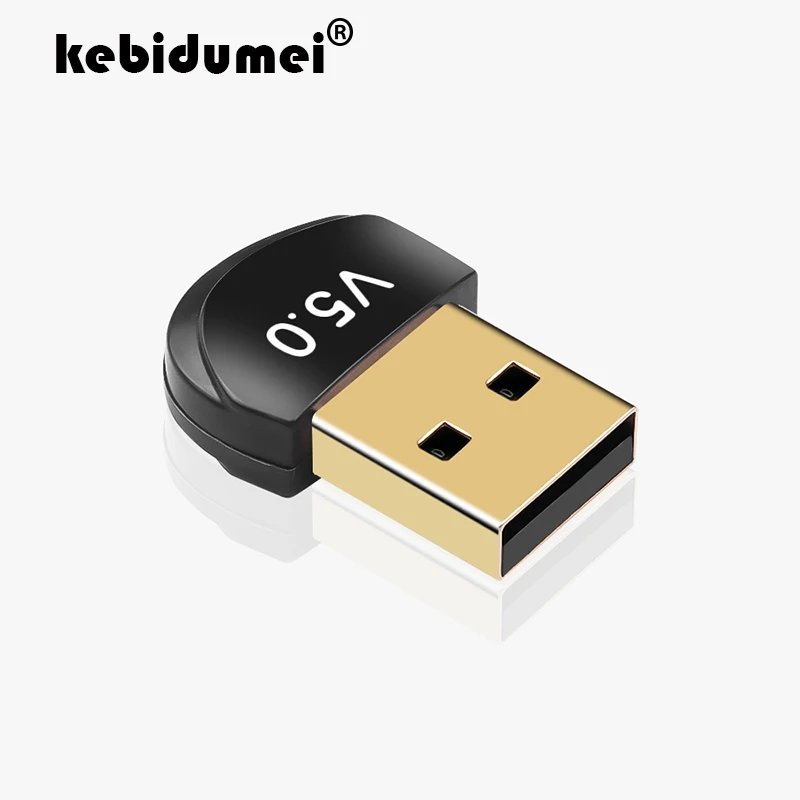 

kebidumei Mini BT 5.0 Adapter USB Dongle Wireless USB Bluetooth Transmitter 5.0 Music Receiver Bluetooth Adapter For Computer PC