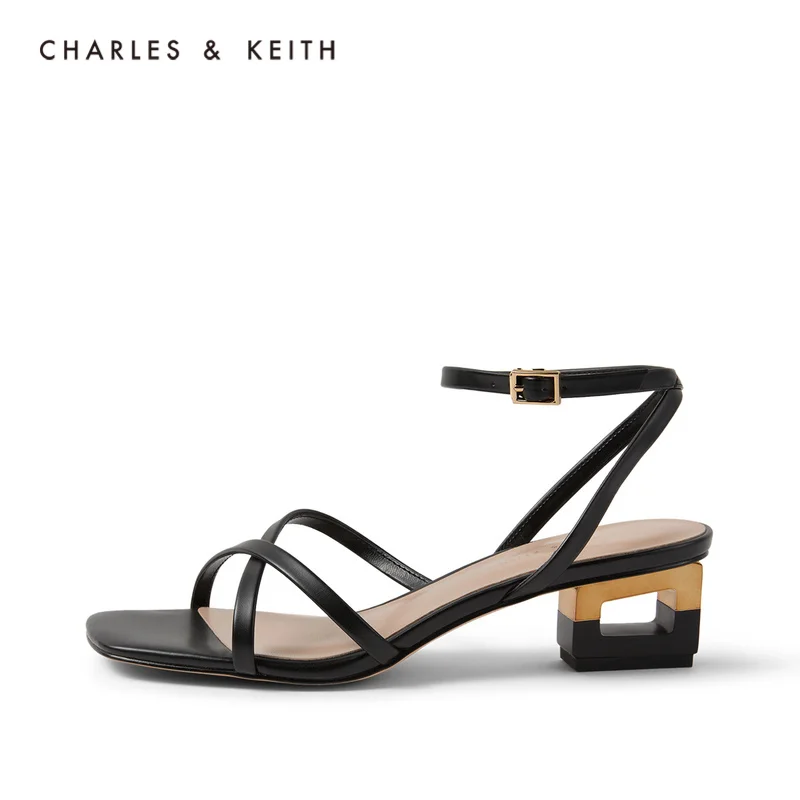 CHARLES&KEITH Новинка на Весну и Лето2020 CK1-60280252Женские Босоножки Кросс-ремень Клип