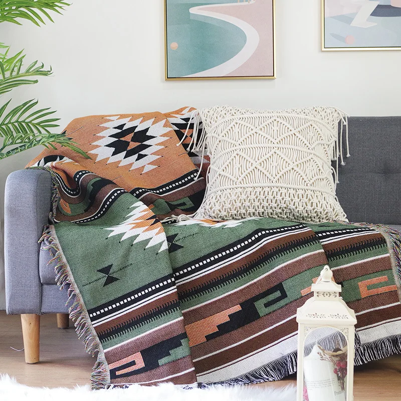 Nordic Wind Line Blanket Sofa Throw Towel Double-sided Use s and Throws Home Decorative
Nordic Wind Line Blanket Sofa Throw Towel Double-sided Use s and Throws Home Decorative