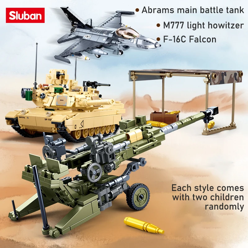 Original Sluban WW2 tank, cannon, fighter, children's assembling puzzle building block toy boy gift
Original Sluban WW2 tank, cannon, fighter, children's assembling puzzle building block toy boy gift