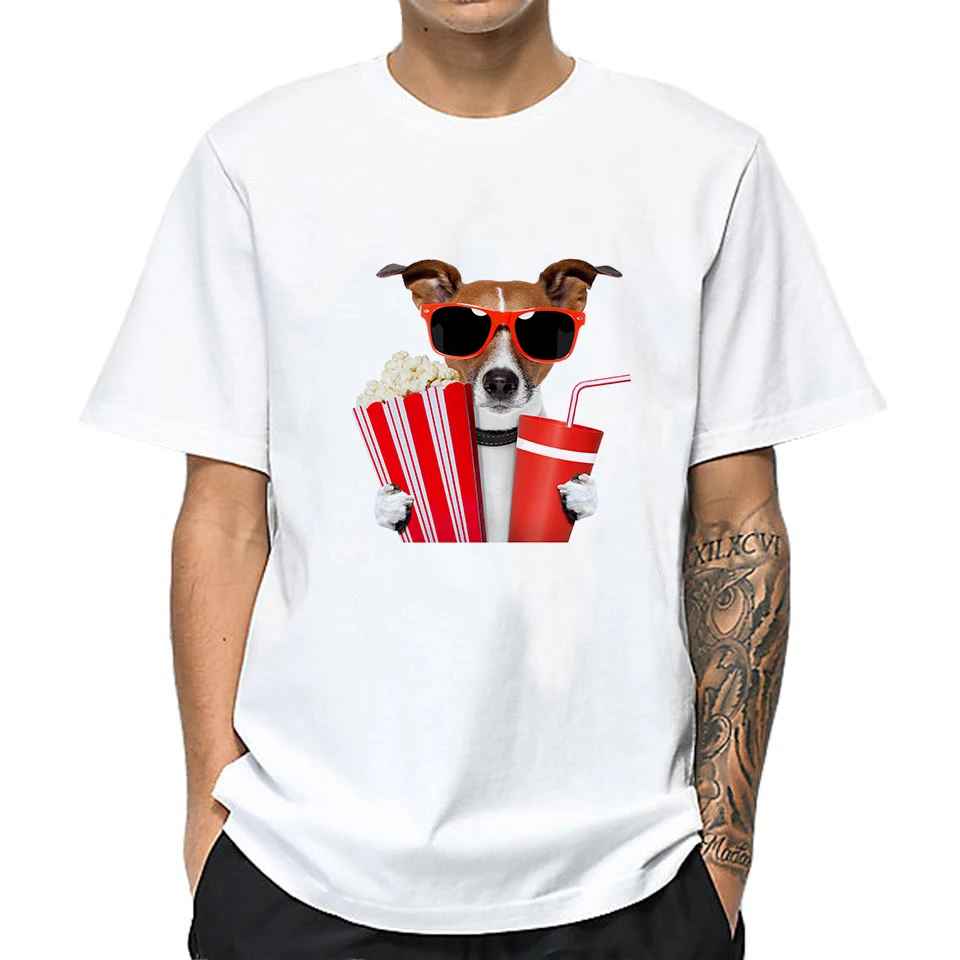 Men's Short Sleeve 2D Print Tee Round Neck White T-shirt Boxing Dog and Fitness Work Out Cat Printed Causal Top for Men
Men's Short Sleeve 2D Print Tee Round Neck White T-shirt Boxing Dog and Fitness Work Out Cat Printed Causal Top for Men