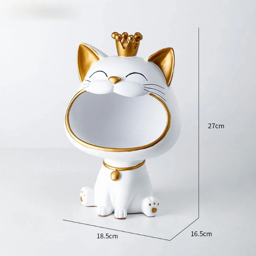 ERMAKOVA Lucky Cat Statue Sculpture Table Decoration Miniature Figurine Sundries Storage Box Modern Living Room Desk Home Decor
ERMAKOVA Lucky Cat Statue Sculpture Table Decoration Miniature Figurine Sundries Storage Box Modern Living Room Desk Home Decor
