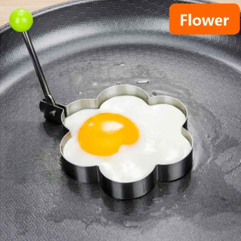 5 Shapes Stainless Steel Fried Egg Shaper Egg Mold DIY Breakfast Egg Pancake Rings Sandwich Kitchen Tools Utensil Baking Tool
5 Shapes Stainless Steel Fried Egg Shaper Egg Mold DIY Breakfast Egg Pancake Rings Sandwich Kitchen Tools Utensil Baking Tool