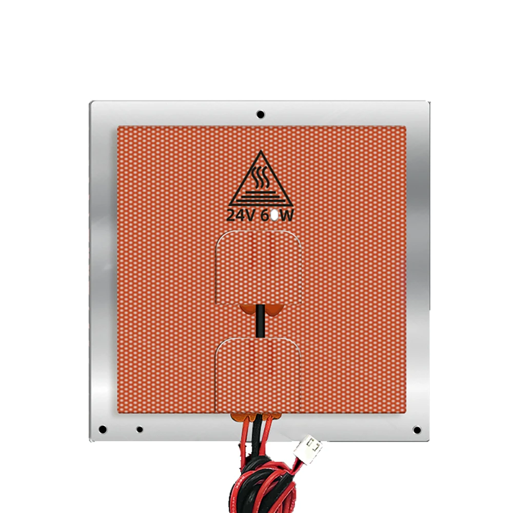 Voron 0/0.1 100*100mm Silicone heating bed VORON 3D printer parts 24V 60W
Voron 0/0.1 100*100mm Silicone heating bed VORON 3D printer parts 24V 60W
