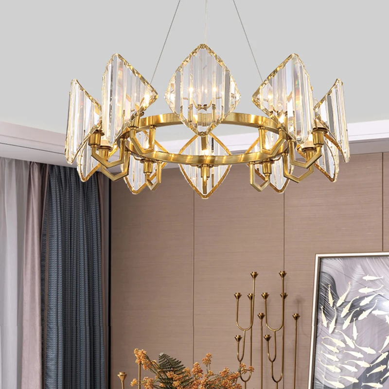 modern rectangle chandelier led indoor lighting shield crystal round chandeliers for living room new creative hanging lamp
modern rectangle chandelier led indoor lighting shield crystal round chandeliers for living room new creative hanging lamp