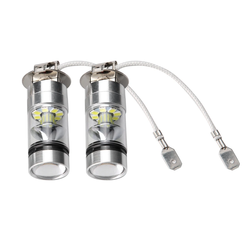 2Pcs H3 6000K 100W LED 20-SMD High Power Fog Driving DRL Light Bulbs HID 1 1 1 1 1
2Pcs H3 6000K 100W LED 20-SMD High Power Fog Driving DRL Light Bulbs HID 1 1 1 1 1