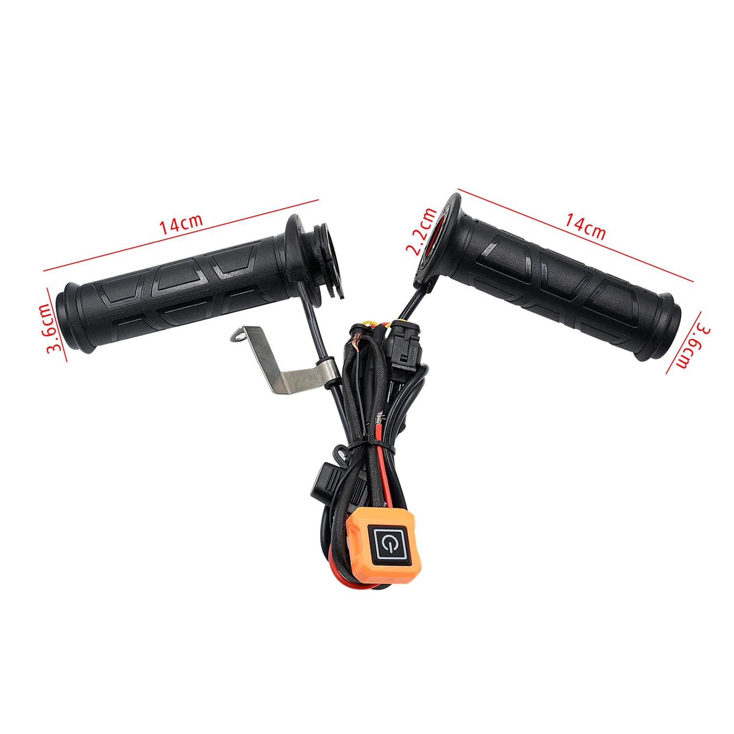 Universal Motorcycle 7/8" 22mm Electric Heated Grips Scooter Moped Bar Hand Warmer Adjustable Hot Grip 12V Motor Accessories
Universal Motorcycle 7/8" 22mm Electric Heated Grips Scooter Moped Bar Hand Warmer Adjustable Hot Grip 12V Motor Accessories