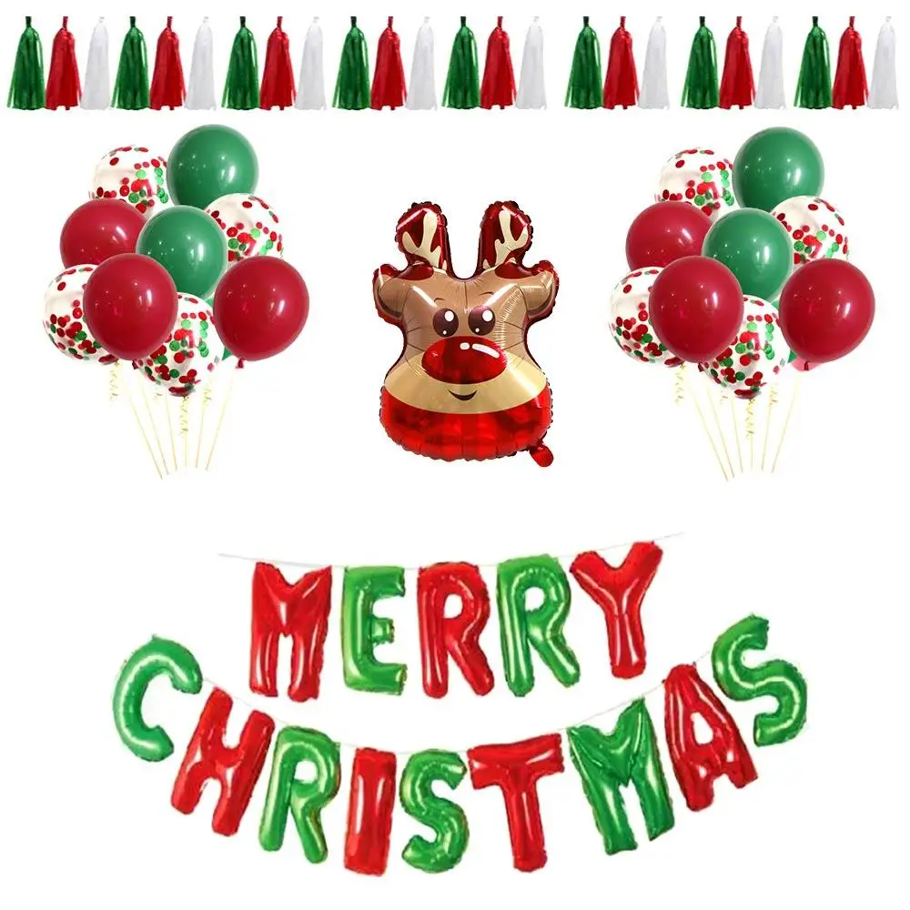 Christmas Balloons Christmas Party Supplies Santa Claus Balloons Snowman Balloon Xmas Balloon Set Elk Balloons Aluminum Foil
Christmas Balloons Christmas Party Supplies Santa Claus Balloons Snowman Balloon Xmas Balloon Set Elk Balloons Aluminum Foil